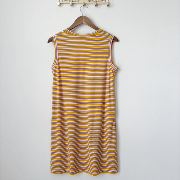 Toad & Co Swifty Striped Tank Dress Medium Athleisure - Picture 3 of 6